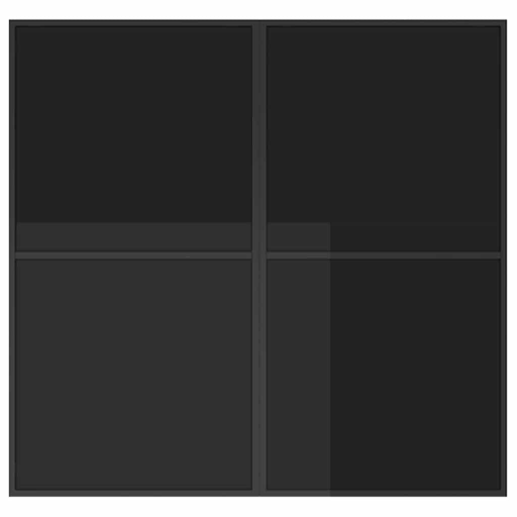Garten Essgruppe 9 pcs Schwarz Stahl