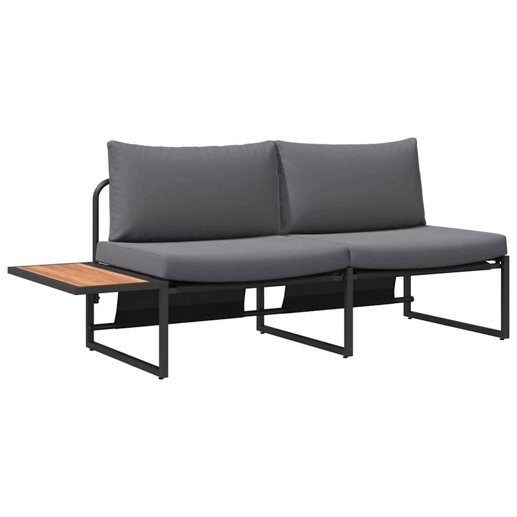 Garten Essgruppe 3 pcs Anthrazit Stahl