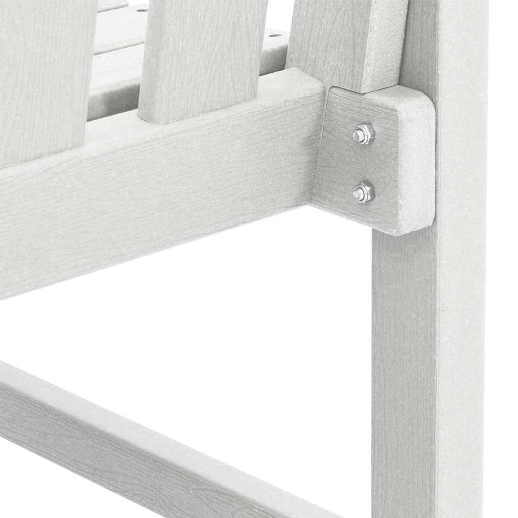 Gartenstuhl 4 pcs Weiß 65,5 x 59 x 88 cm Polyethylen