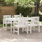 Gartenstuhl 4 pcs Weiß 65,5 x 59 x 88 cm Polyethylen