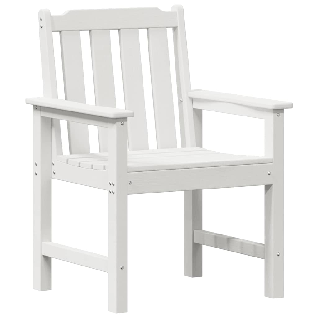 Gartenstuhl 4 pcs Weiß 65,5 x 59 x 88 cm Polyethylen