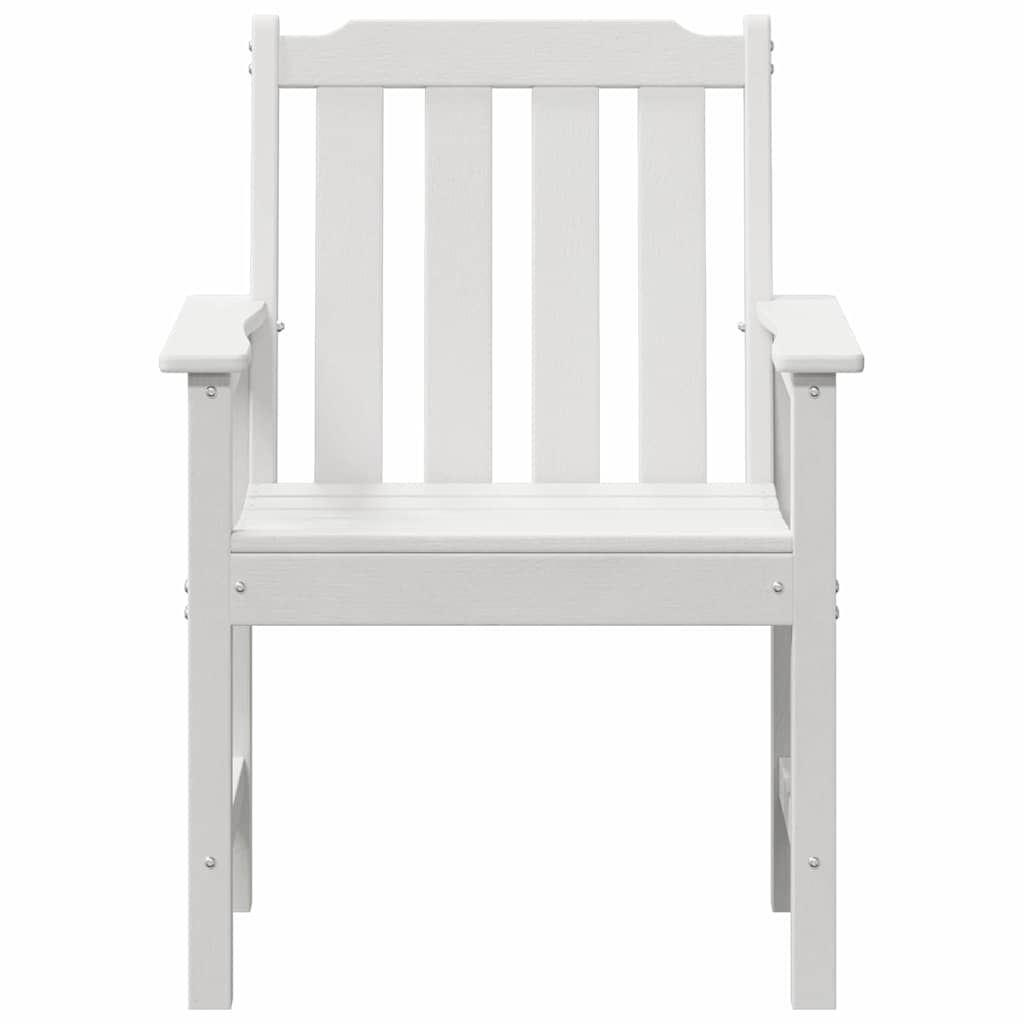 Gartenstuhl 4 pcs Weiß 65,5 x 59 x 88 cm Polyethylen
