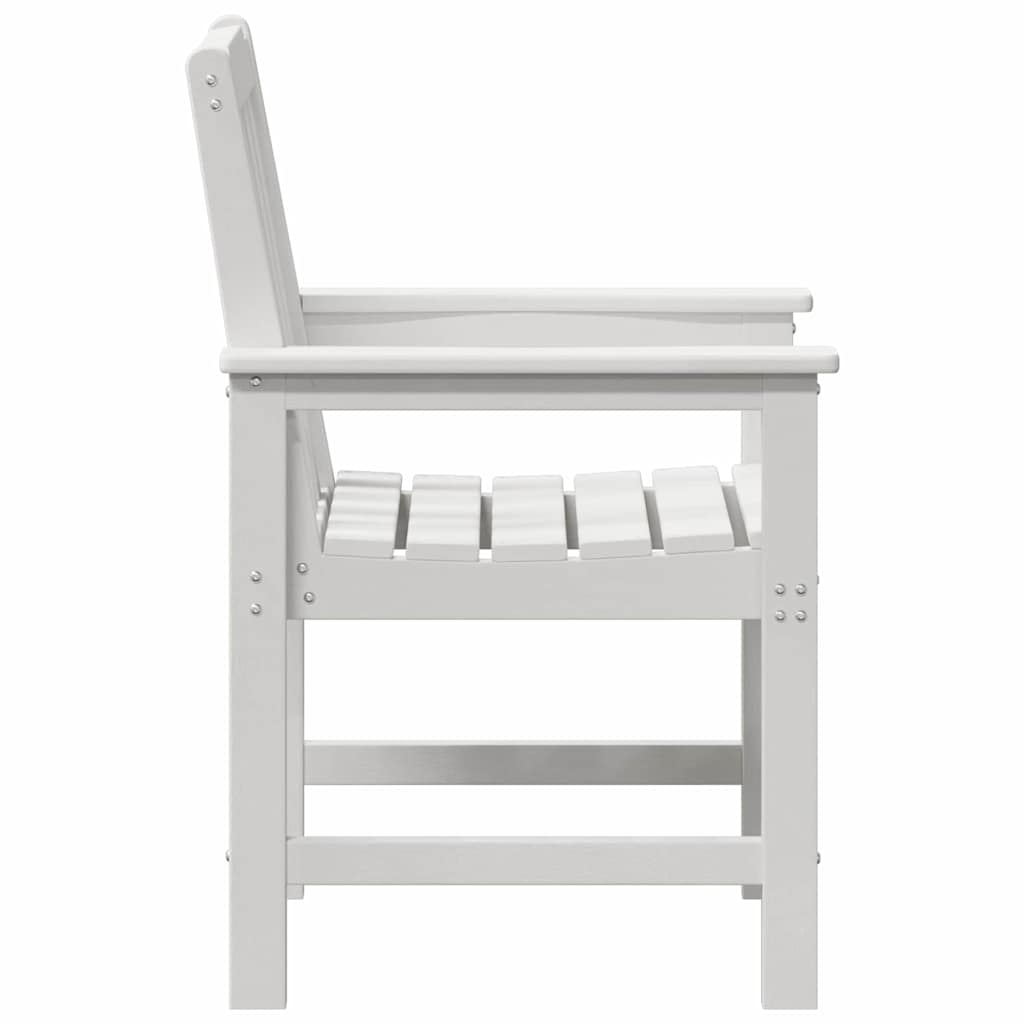Gartenstuhl 4 pcs Weiß 65,5 x 59 x 88 cm Polyethylen