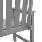 Gartenstuhl 4 pcs Hellgrau 65,5 x 59 x 88 cm Polyethylen