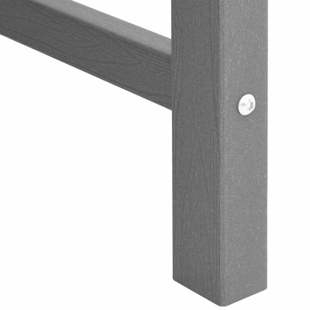 Gartenstuhl 4 pcs Hellgrau 65,5 x 59 x 88 cm Polyethylen