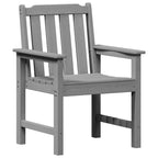 Gartenstuhl 4 pcs Hellgrau 65,5 x 59 x 88 cm Polyethylen