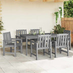 Gartenstuhl 6 pcs Hellgrau 65,5 x 59 x 88 cm Polyethylen