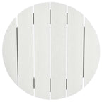Garten Bar Set 3 pcs Weiß HDPE