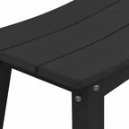 Garten Bar Set 3 pcs Schwarz HDPE
