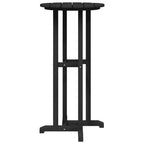 Garten Bar Set 3 pcs Schwarz HDPE