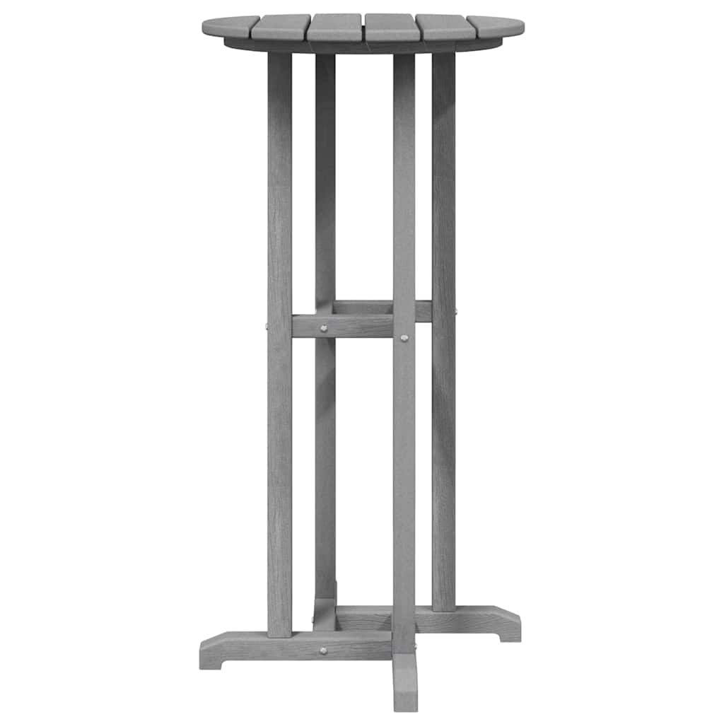 Garten Bar Set 3 pcs Hellgrau HDPE