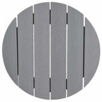Garten Bar Set 3 pcs Hellgrau HDPE