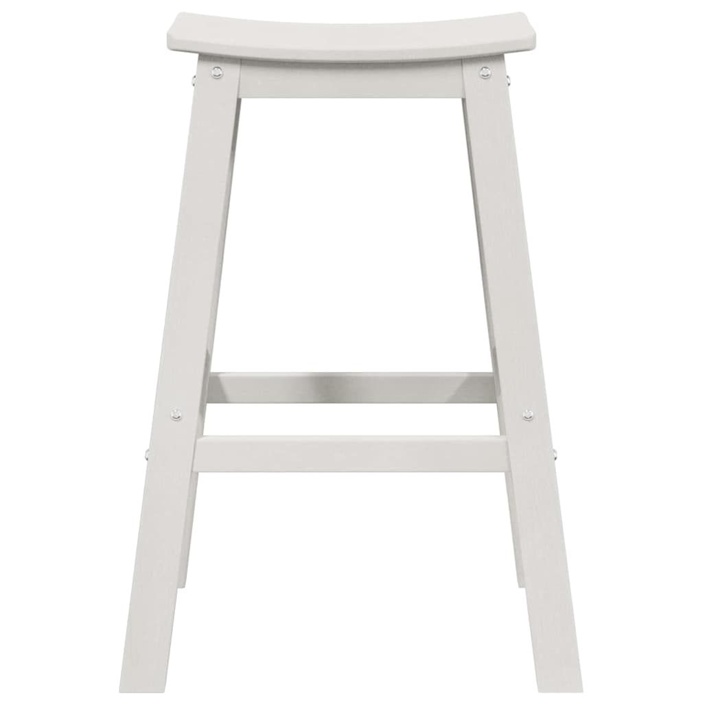 Garten Bar Set 4 pcs Weiß HDPE