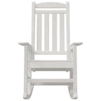 Schaukelstuhl 2 pcs Weiß 92 x 70 x 108 cm Polyethylen