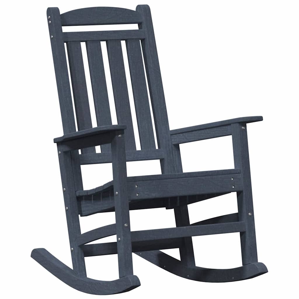 Schaukelstuhl 2 pcs Marineblau 92 x 70 x 108 cm Polyethylen