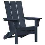 Gartenstuhl 2 pcs Marineblau 80,5 x 74,5 x 92 cm Polyethylen