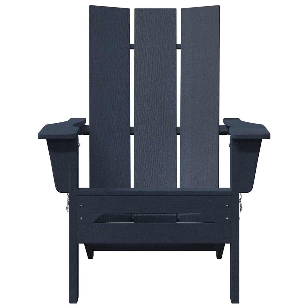 Gartenstuhl 2 pcs Marineblau 80,5 x 74,5 x 92 cm Polyethylen