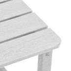 Gartenstuhl 3 pcs Weiß 80,5 x 74,5 x 92 cm Polyethylen