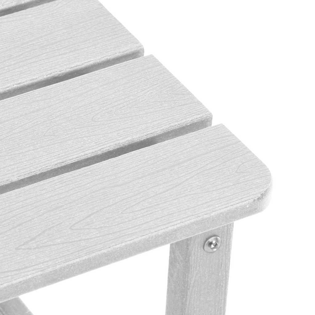 Gartenstuhl 3 pcs Weiß 80,5 x 74,5 x 92 cm Polyethylen