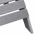 Gartenstuhl 2 pcs Hellgrau 83 x 74 x 92 cm Polyethylen
