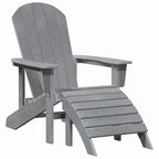 Gartenstuhl 2 pcs Hellgrau 83 x 74 x 92 cm Polyethylen