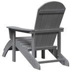 Gartenstuhl 2 pcs Hellgrau 83 x 74 x 92 cm Polyethylen