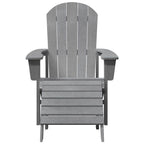 Gartenstuhl 2 pcs Hellgrau 83 x 74 x 92 cm Polyethylen