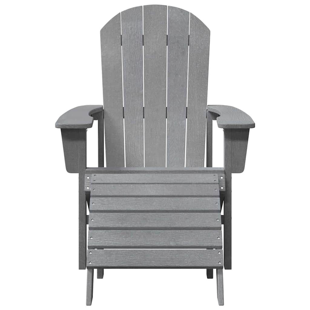 Gartenstuhl 2 pcs Hellgrau 83 x 74 x 92 cm Polyethylen