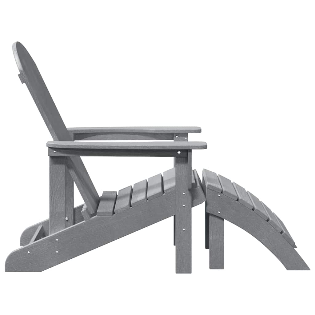 Gartenstuhl 2 pcs Hellgrau 83 x 74 x 92 cm Polyethylen