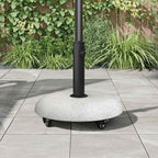 Sonnenschirmständer 21kg Hellgrau Beton Rund