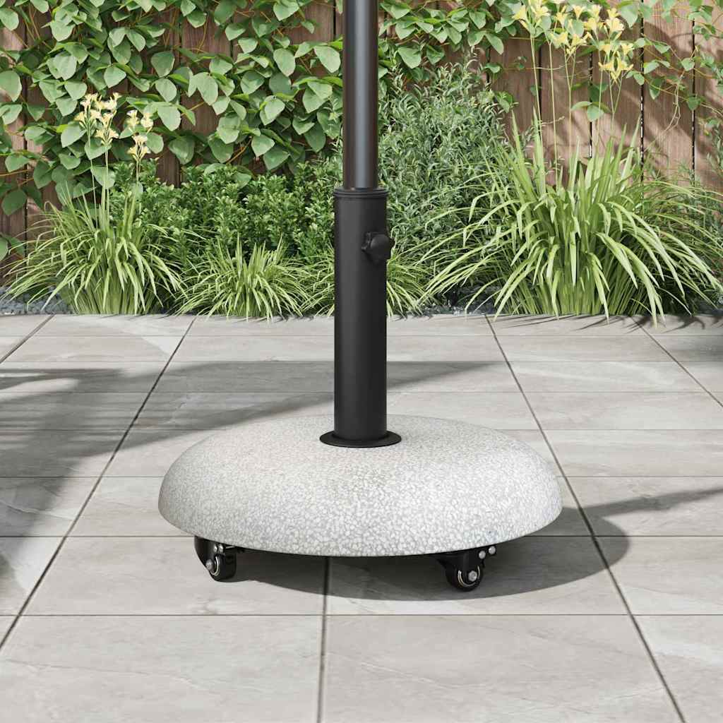 Sonnenschirmständer 21kg Hellgrau Beton Rund