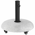 Sonnenschirmständer 21kg Hellgrau Beton Rund