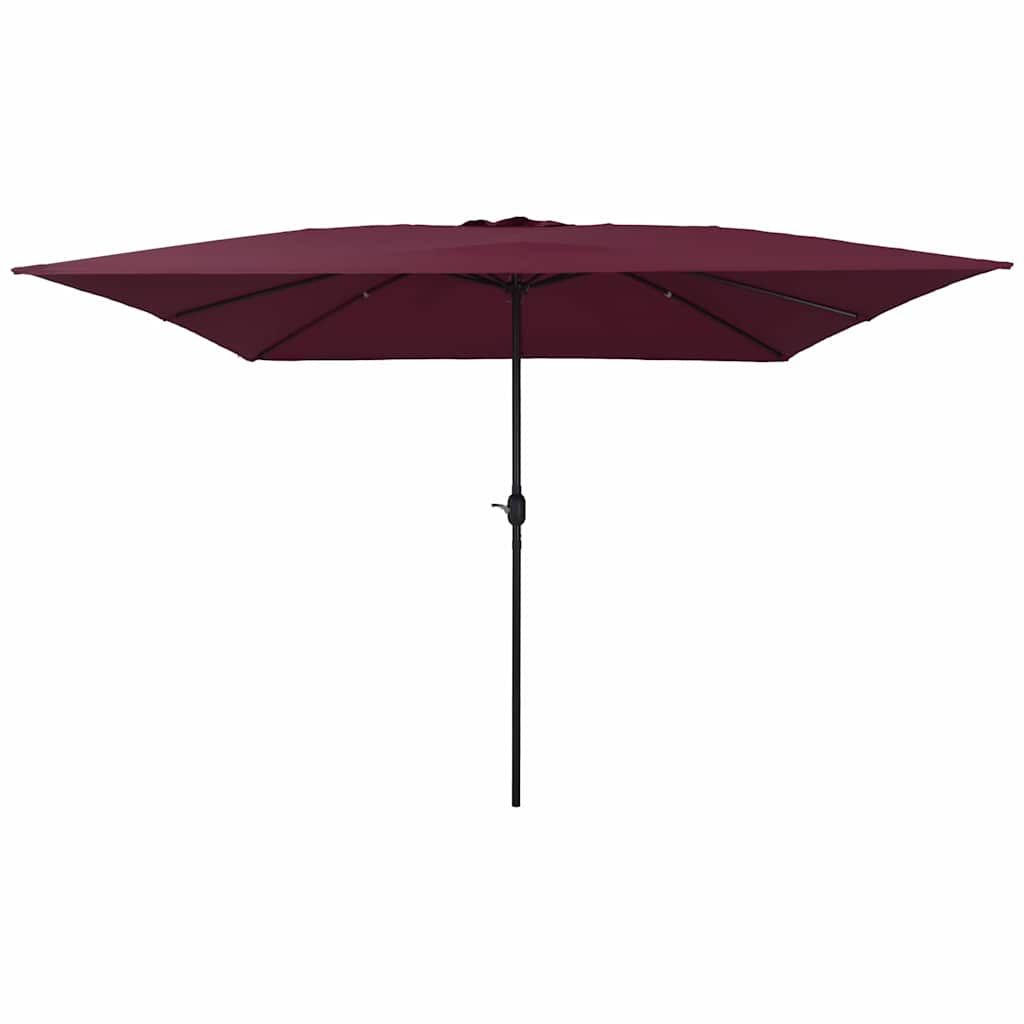 Garten-Sonnenschirm Bordeauxrot 295 x 295 x 245 cm
