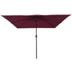 Garten-Sonnenschirm Bordeauxrot 295 x 295 x 245 cm