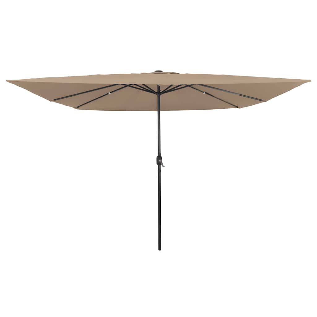 Garten-Sonnenschirm Taupe 295 x 295 x 245 cm