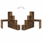 Eck-Schreibtisch Geräucherte Eiche 101,5 x 149,5 x 149,5 cm