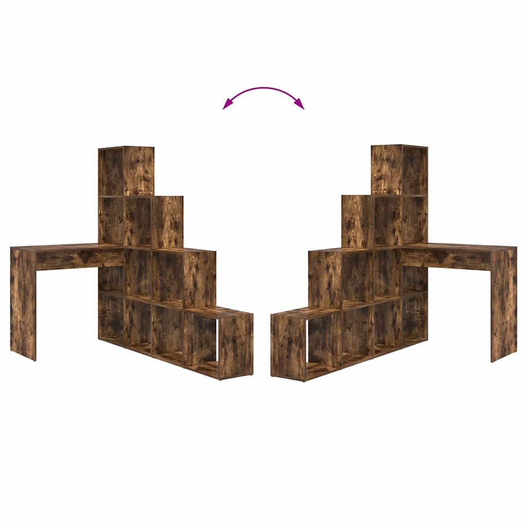 Eck-Schreibtisch Geräucherte Eiche 101,5 x 149,5 x 149,5 cm