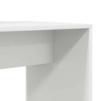 Schreibtisch mit Regal Weiß 138,5 x 55 x 143 cm Holzwerkstoff