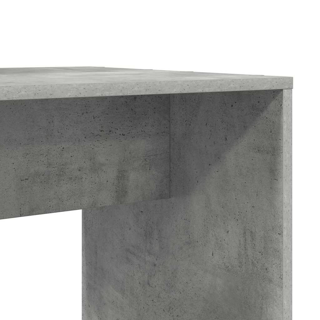 Schreibtisch Beton Grau 138,5 x 55 x 143 cm Holzwerkstoff