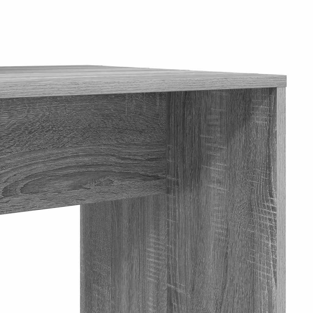 Schreibtisch Graues Sonoma 138,5 x 55 x 143 cm Holzwerkstoff