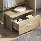 Schreibtisch Sonoma-Eiche 131,5 x 50 x 106,5 cm Holzwerkstoff