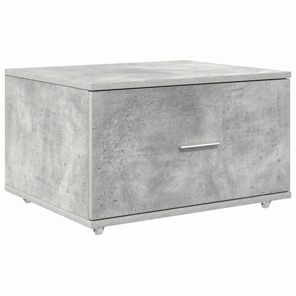 Schreibtisch Beton Grau 131,5 x 50 x 106,5 cm Holzwerkstoff
