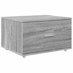 Schreibtisch Graues Sonoma 131,5 x 50 x 106,5 cm Holzwerkstoff