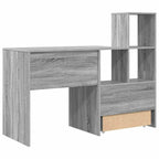 Schreibtisch Graues Sonoma 131,5 x 50 x 106,5 cm Holzwerkstoff