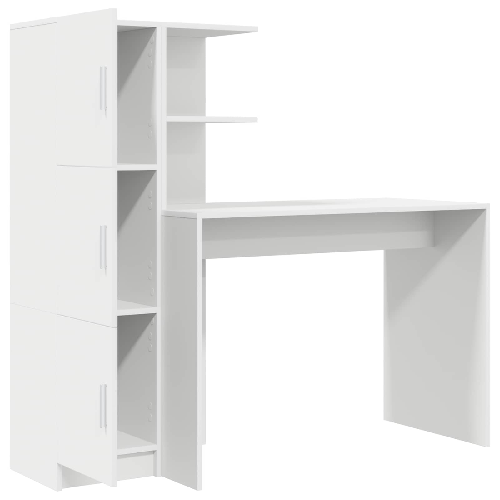 Schreibtisch 2 pcs Weiß