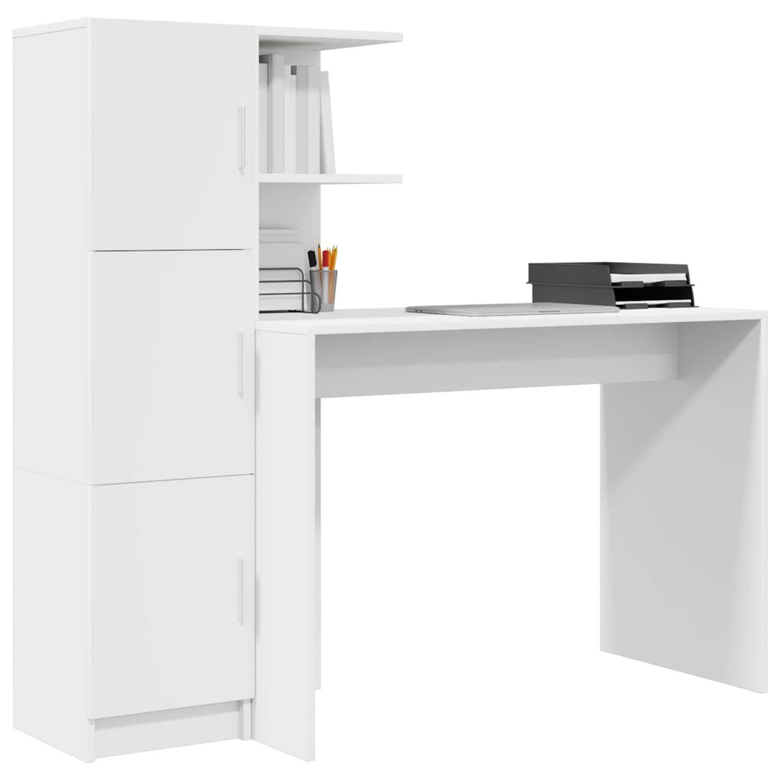 Schreibtisch 2 pcs Weiß