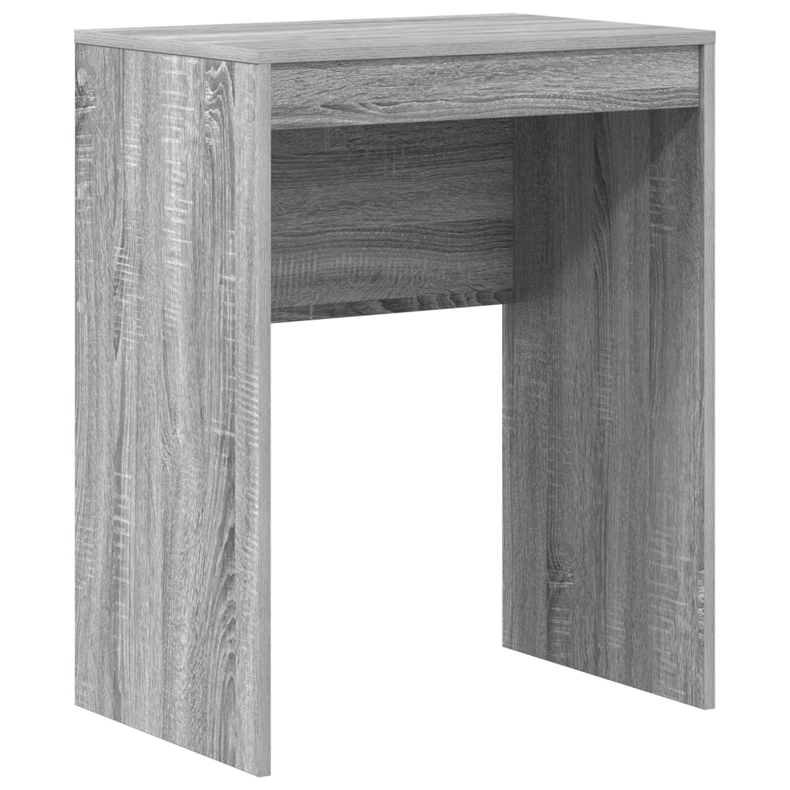 Schreibtisch mit Schubladen mit Regal 2 pcs Graues Sonoma