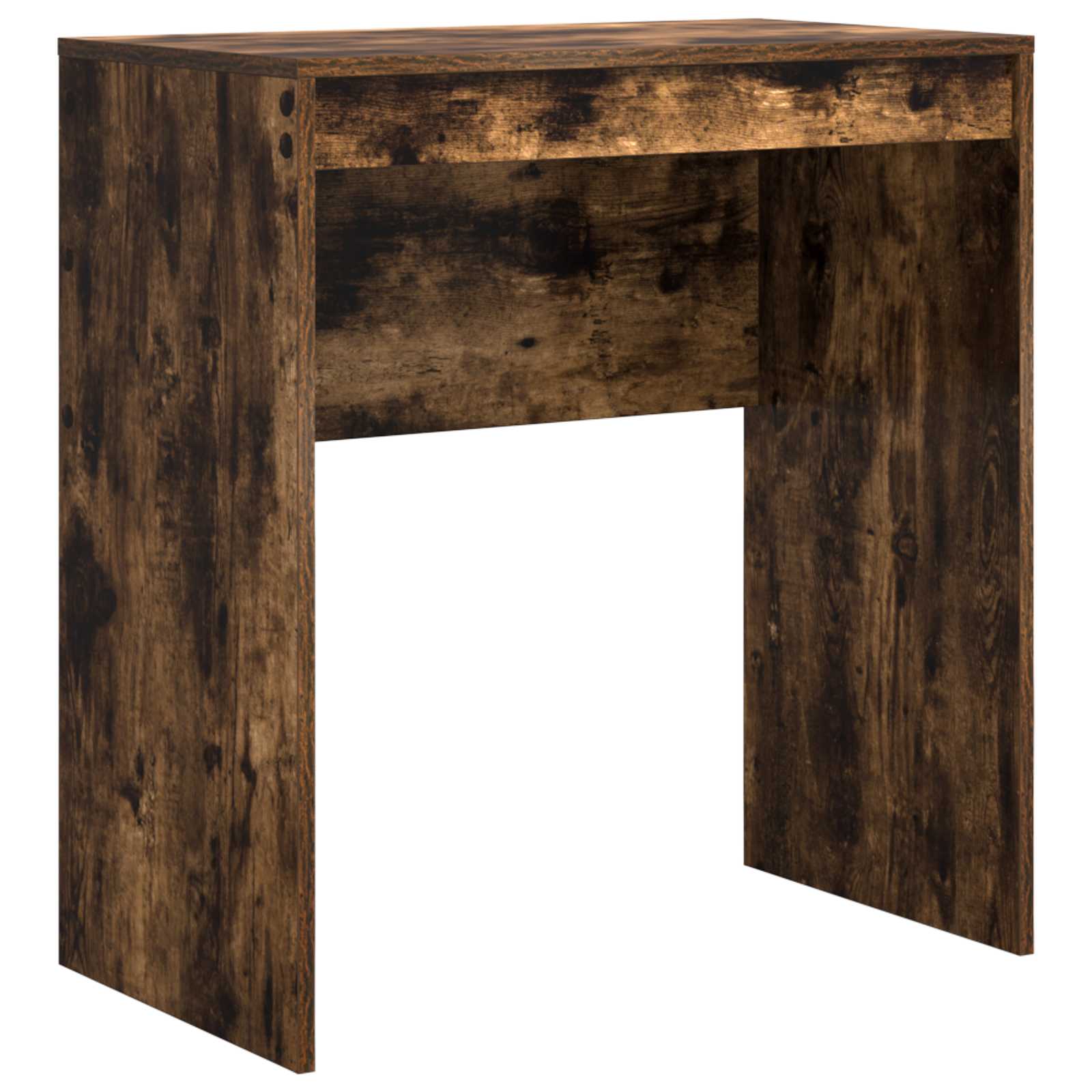 Schreibtisch mit Schubladen mit Regal 2 pcs Geräucherte Eiche
