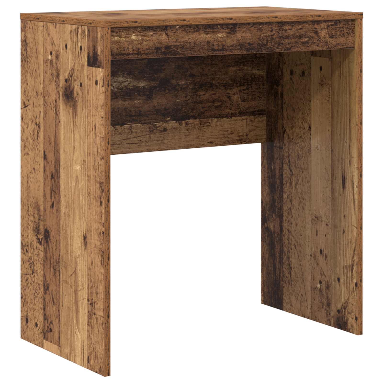 Schreibtisch mit Schubladen mit Regal 2 pcs Altholz