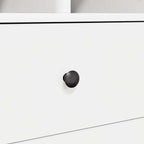 Schreibtisch mit Schubladen mit Regal mit Speicher 2 pcs Weiß